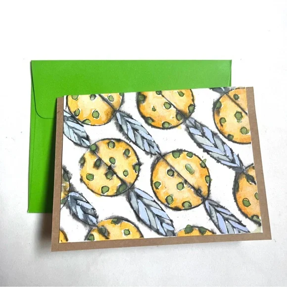 Artistic Greeting Cards Set-of 2 -Artist Designed & Made. Dual Layer Blank - Picture 3 of 7